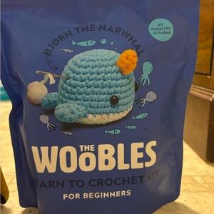 The Woobles Crochet Kit - Bjorn the Narwhal